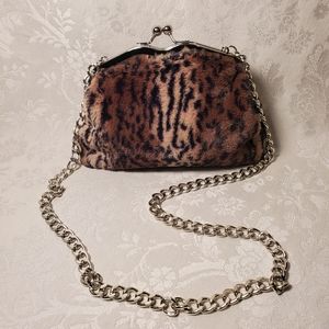 APT.9 Furry Animal print Purse